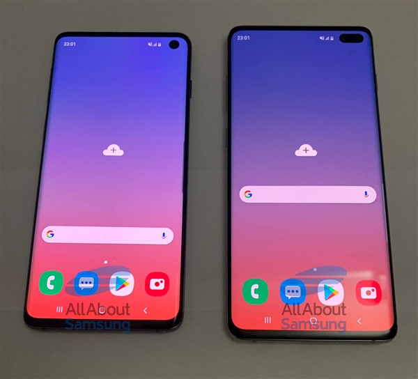 挖孔屏/后置三摄 三星Galaxy S10/S10 Plus真机欣赏