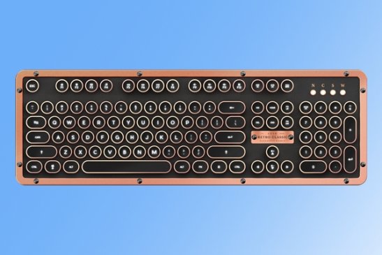 内置6000毫安时电池 AZIO推复古蓝牙键盘