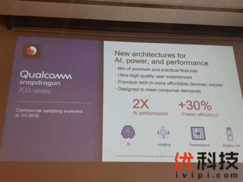 骁龙700系列移动平台宣布：功效比骁龙660提升30%