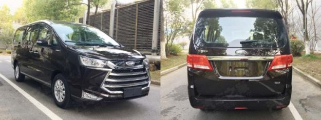 外形小改 新款瑞风M4 2.0T车型申报图