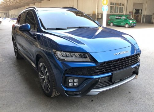 全新轿跑SUV 北汽幻速C60实车谍照曝光
