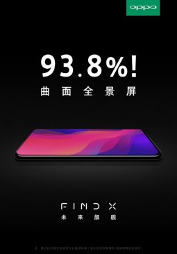 93.8%！OPPO Find X突破史上最高屏占比