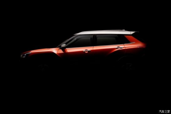 东风启辰发布全新小型SUV侧身预告图