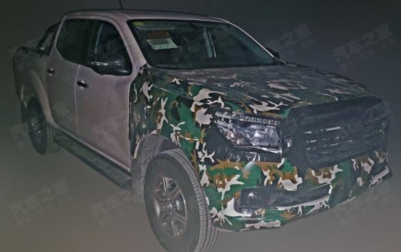 基于纳瓦拉 东风品牌全新皮卡谍照曝光