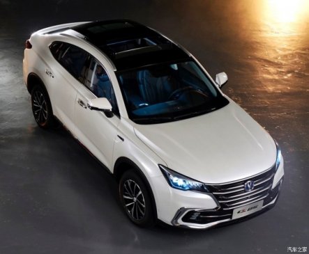 定位中型轿跑SUV 长安CS85官图发布