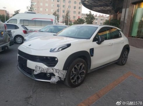 沿用汽油版设计 曝领克02 PHEV谍照