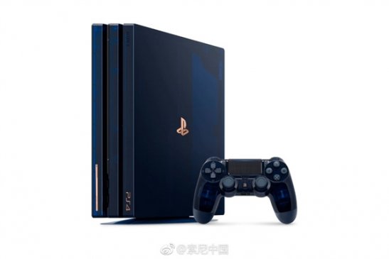 半透明设计！PS4 Pro 5亿台纪念限定版8月24日发售