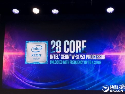 Intel发布最强Xeon W-3175X：28核心56线程不锁频