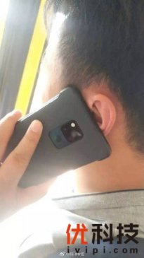 水滴屏+后置指纹 华为Mate20真机曝光