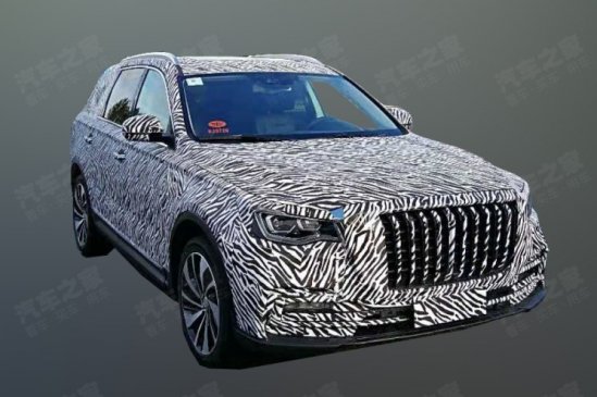 外观接近量产化 红旗HS7最新谍照曝光