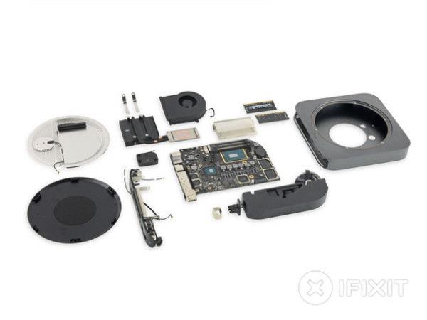 Mac mini 2018拆解：仅内存可“DIY”、接口损坏就要换主板