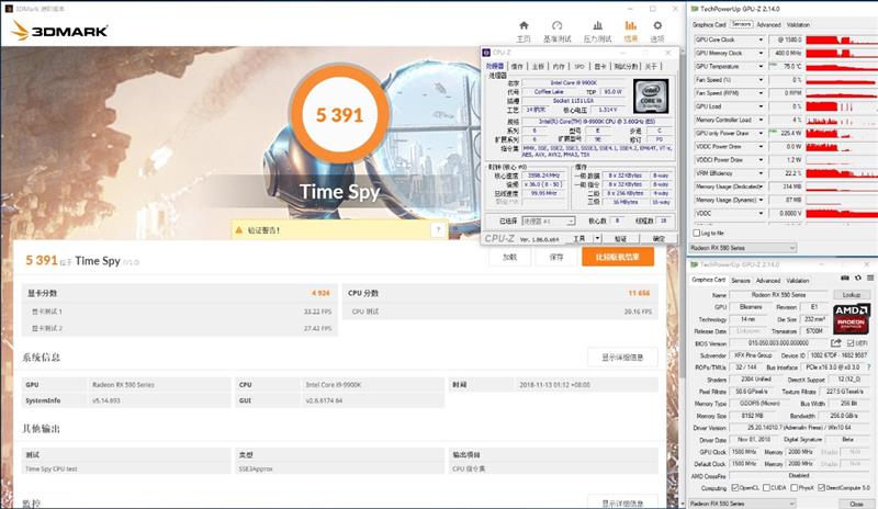 12nm新工艺！AMD Radeon RX 590首发评测：能效比提升10%