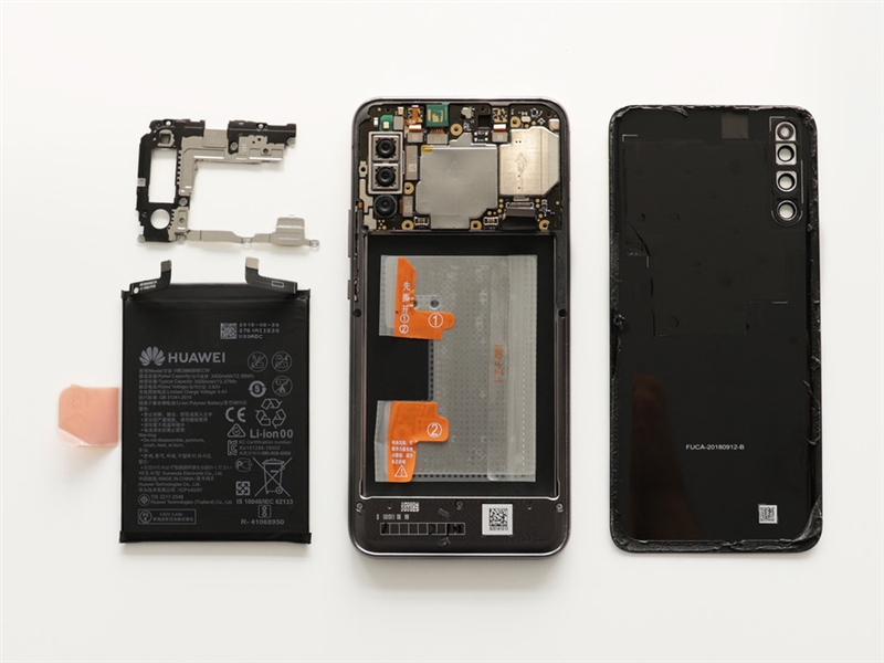 荣耀Magic2拆解：蝶式五轨滑屏 + 前后六摄