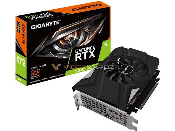 技嘉RTX 2070 miniITX款曝光：五接口齐全