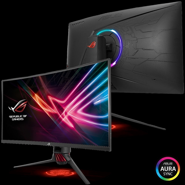 华硕发布ROG XG32VQR曲面显示器：支持FreeSync 2、自带RGB