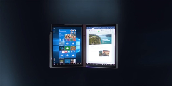 搭载7nm骁龙8cx：Win10双屏折叠本首次亮相