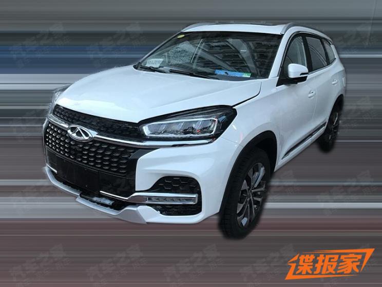 全新内饰风格 疑似新款奇瑞瑞虎8谍照