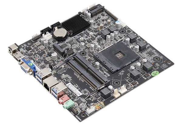 昂达秀真正最迷你锐龙主板：比ITX瘦多了