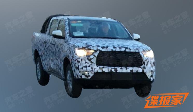 造型更加魁梧 长城全新皮卡谍照曝光