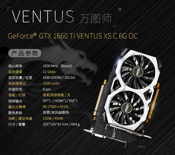 微星连发四款GTX 1660 Ti：ITX单风扇太可爱