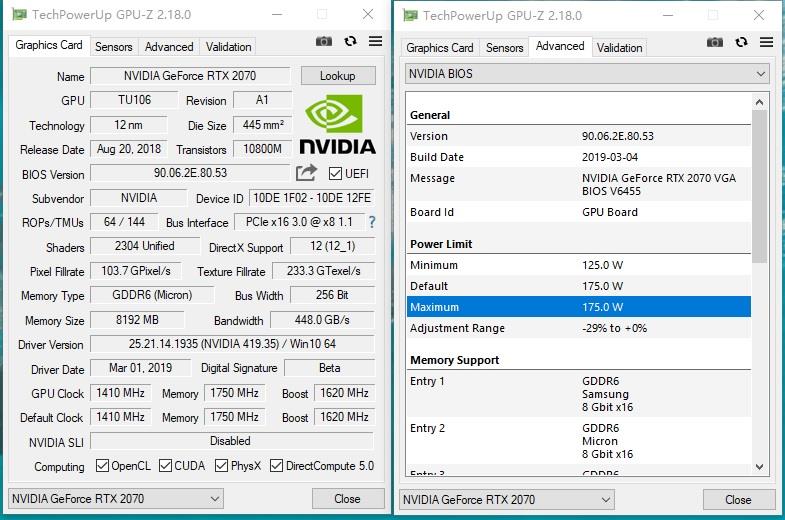 影驰RTX 2070 White Mini评测：17cm短卡性能彪悍
