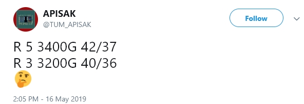 AMD两颗12nm全新桌面APU曝光：频率增加300MHz