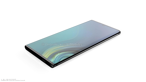 <a href='https://www.samsung.com/cn/' target='_blank'><u>三星</u></a>Note10 360度外形图和价格曝光 ：额头居中打孔、约7600元起