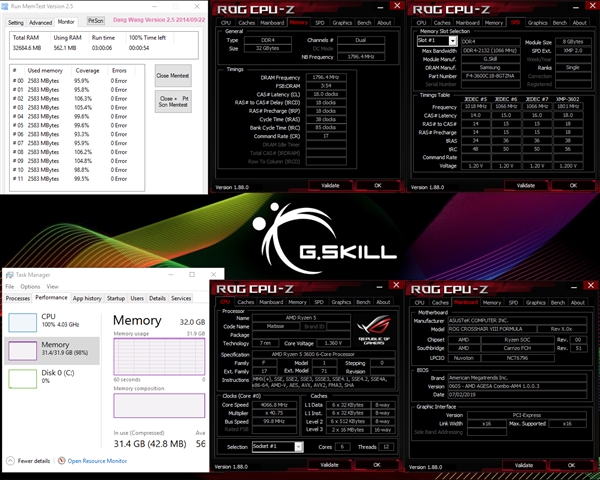 芝奇发布AMD专属焰光戟内存：3600MHz高频1.20V低压