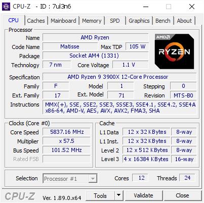 微星X570主板再“超神”：12核锐龙9冲上5.8GHz