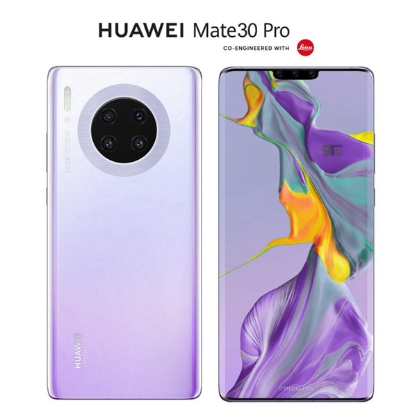 <a href='https://www.huawei.com/cn/?ic_medium=direct&ic_source=surlen' target='_blank'><u>华为</u></a>Mate 30 Pro概念渲染：圆环形四摄、正面视觉无边框