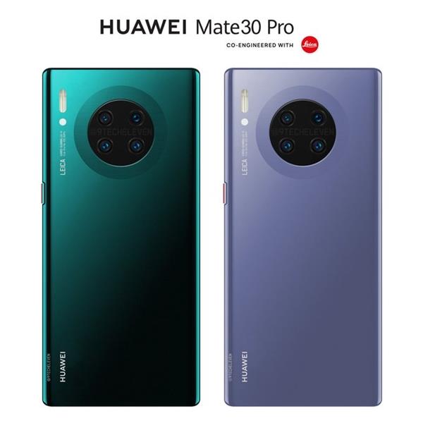 华为官宣Mate 30系列手机9.19日发布 <a href='www.leica-camera.com/' target='_blank'><u>徕卡</u></a>环形四摄确认