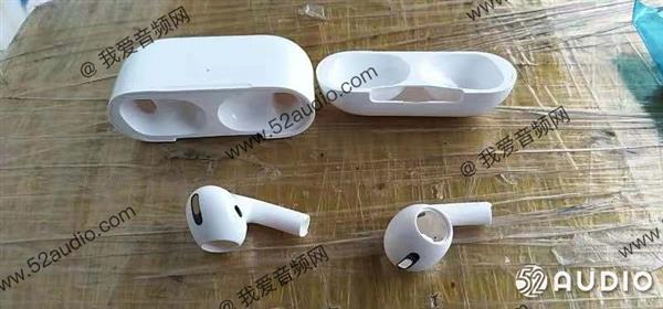 苹果AirPods 3首次曝光：全新外形 支持防水和主动降噪