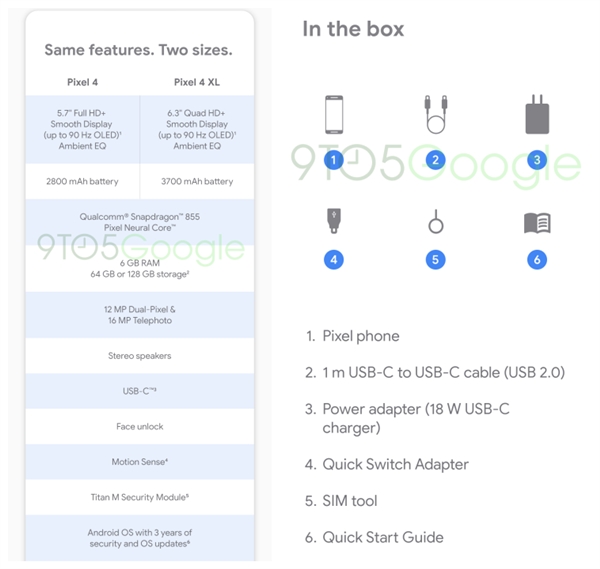 谷歌Pixel 4/4 XL即将登场：搭载骁龙855 Pixel Neural Core