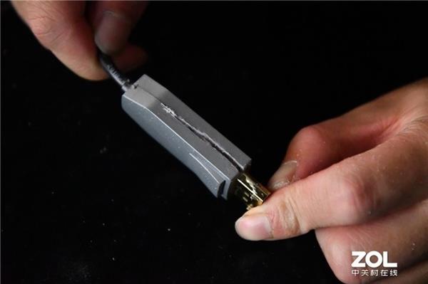 DP线拆解评测 电钻暴力测试398元的DP线一拆到底