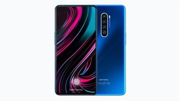 前置打孔双摄+潜望式镜头 realme X50系列渲染图曝光
