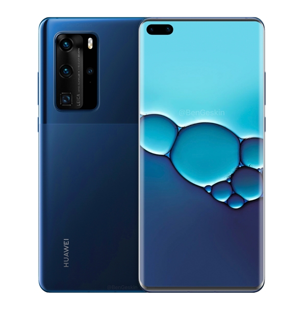 华为P40 Pro 360度曝光：5200万主摄、100倍变焦、5款配色