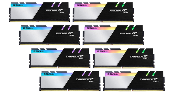 芝奇发布256GB DDR4-3600内存套装：专供64核心撕裂者3990X