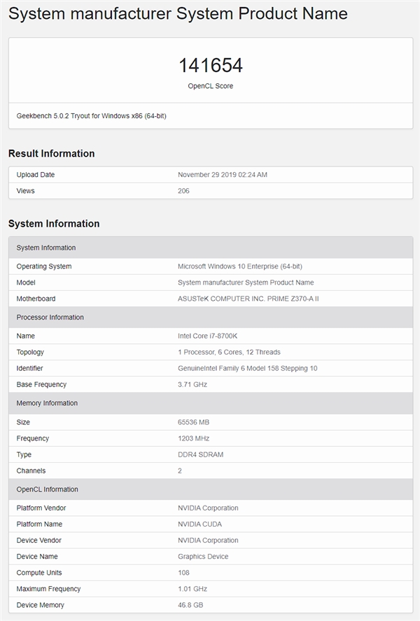 NVIDIA超级大核心曝光：7552个流处理器的RTX 3080 Ti有希望