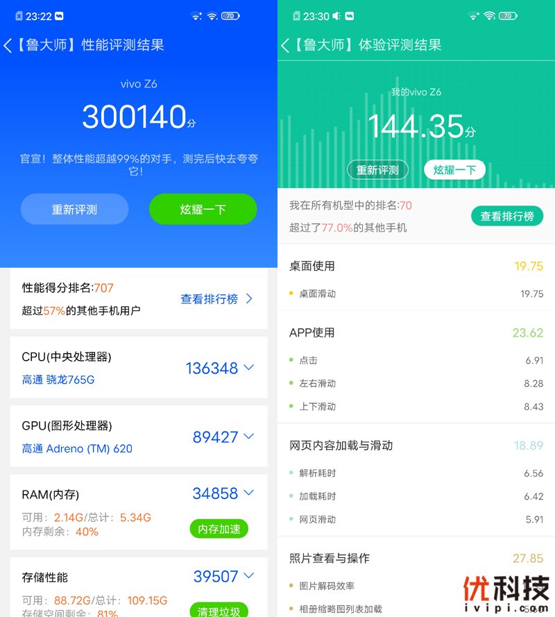 超长续航双模5G手机 vivo Z6优科技评测