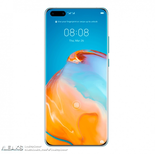 <a href='https://www.huawei.com/cn/?ic_medium=direct&ic_source=surlen' target='_blank'><u>华为</u></a>P40、P40 Pro亮屏渲染图曝光：四曲面屏近乎零边框