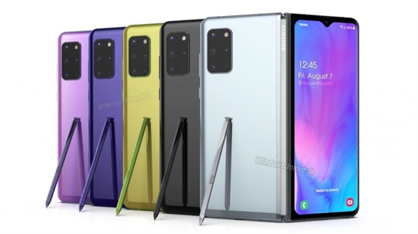 <a href='https://www.samsung.com/cn/' target='_blank'><u>三星</u></a>Galaxy Fold 2长什么样？屏占比超乎想象