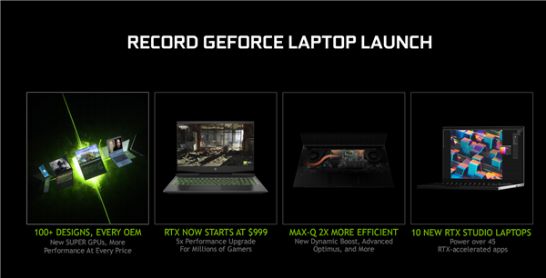 NVIDIA游戏本显卡全线升级！Max-Q加速、中国区价格更亲民