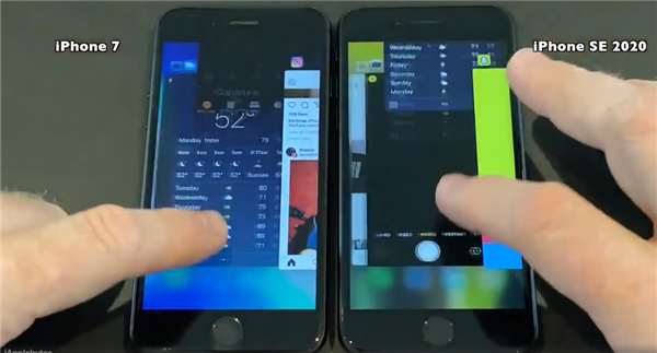 新iPhone SE速度实测对比：比6s明显快、跟7没啥区别