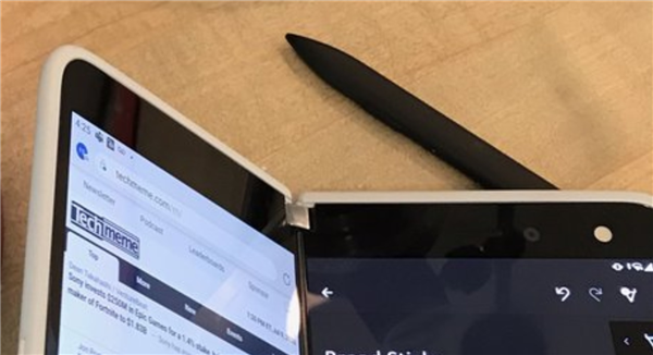 微软Surface Duo真机展示：支持手写笔 无后置摄像头