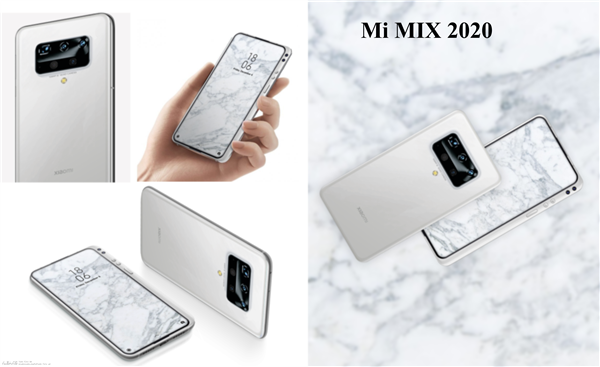 <a href='http://www.mi.com/' target='_blank'><u>小米</u></a>MIX 2020渲染图曝光：全面屏设计前所未见、侧边安放前摄