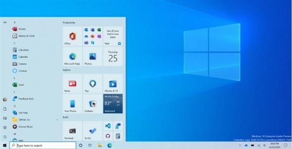 微软称会让更多用户更快更新至Win10 20H2：<a href='https://www.ivipi.com/pc/' target='_blank'><u>体验</u></a>全新开始菜单
