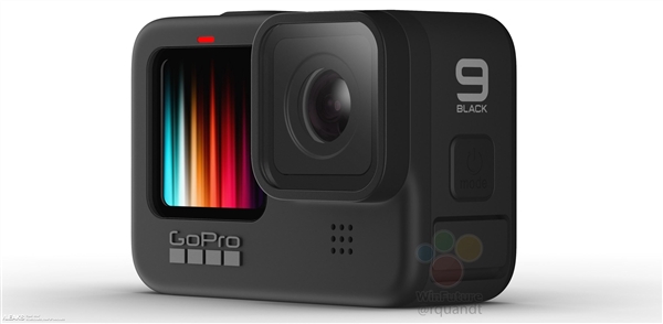 GoPro Hero 9 Black运动相机曝光：升级双彩屏