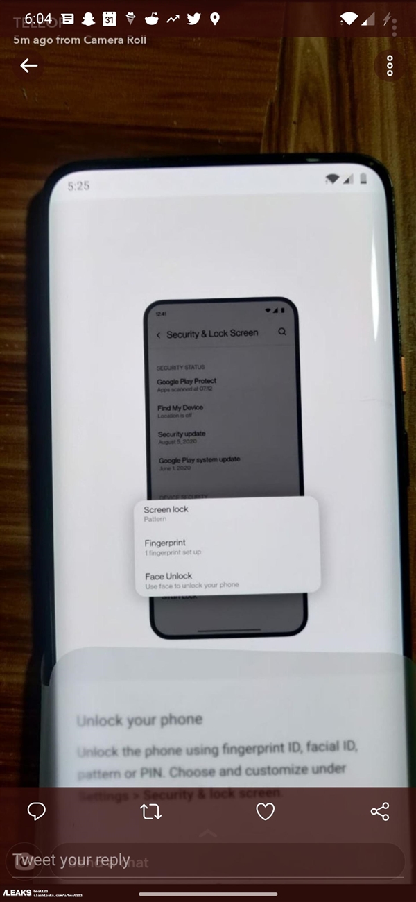 一加8T Pro上手谍照曝光：真全面屏设计、挖孔没了