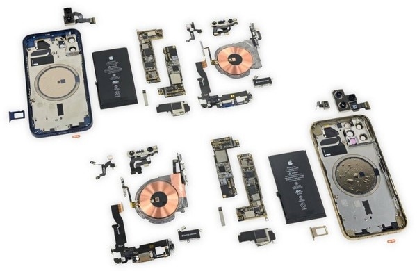 iFixit拆解iPhone 12/Pro组件模块化设计 屏幕可互换