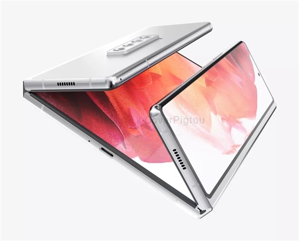 <a href='https://www.samsung.com/cn/' target='_blank'><u>三星</u></a>Galaxy Z Fold 3渲染图曝光：双折叠、双铰链 屏幕更大了